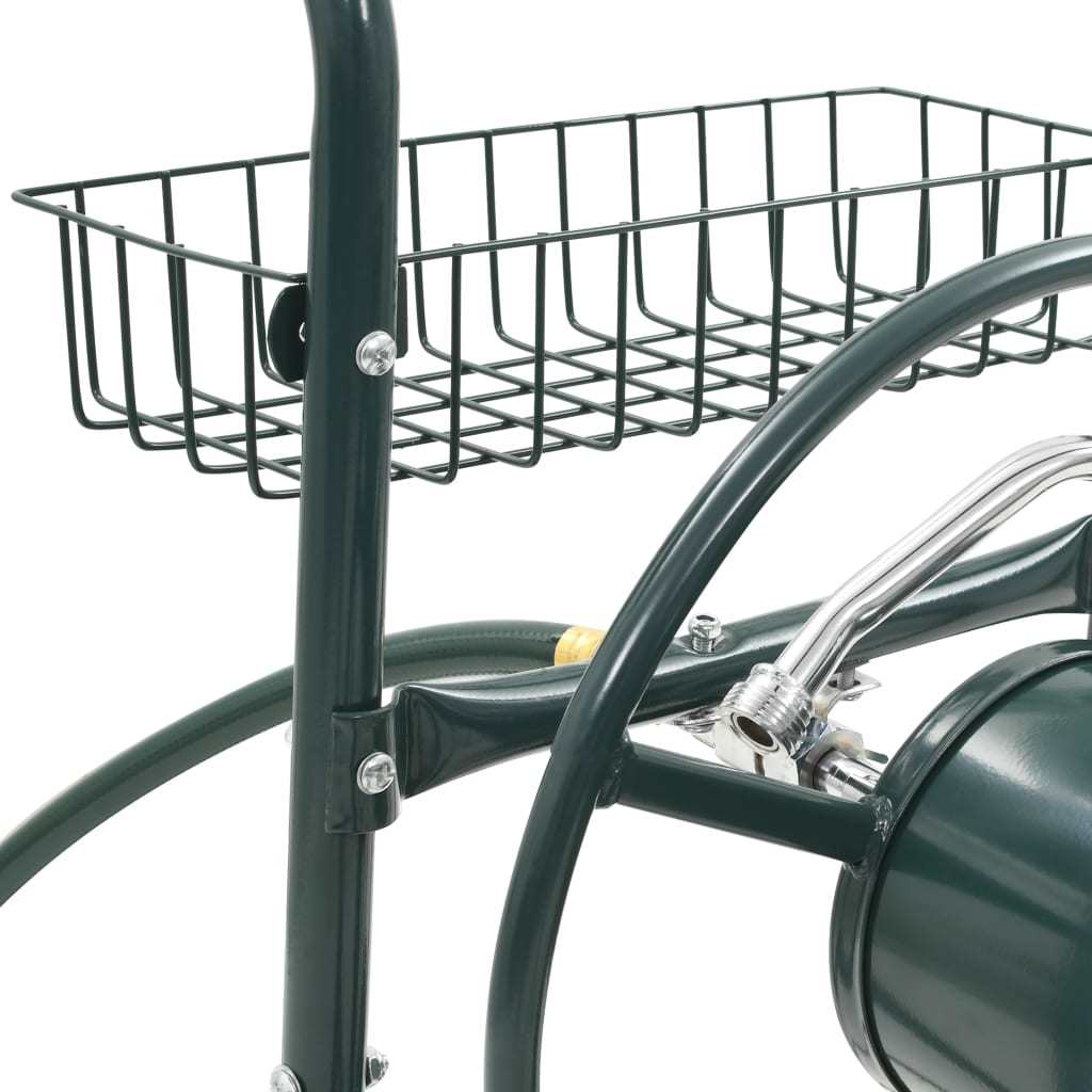 Garden Hose Trolley with 1/2" Hose Connector 246.1' Steel Doba